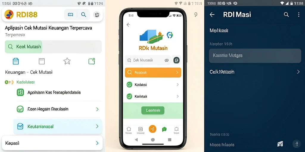 Antarmuka aplikasi RDI88 menampilkan fungsi Cek Mutasi dengan jelas.