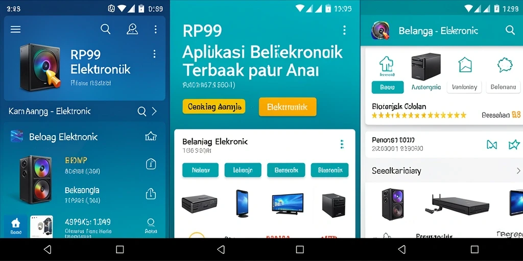 Tampilan antarmuka pengguna RP99 yang menarik dan fungsional.