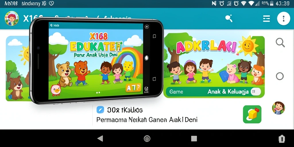 Antarmuka game edukatif yang menarik dan interaktif.