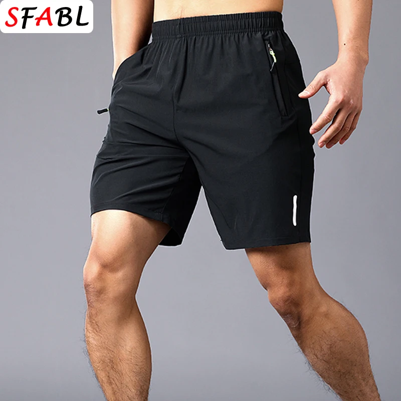Board Shorts Men Summer Gym Short Pants Sports Quick Dry Zipper Pockets Training Running Short Pants Mens Gym Shorts Men Workout - Image 3