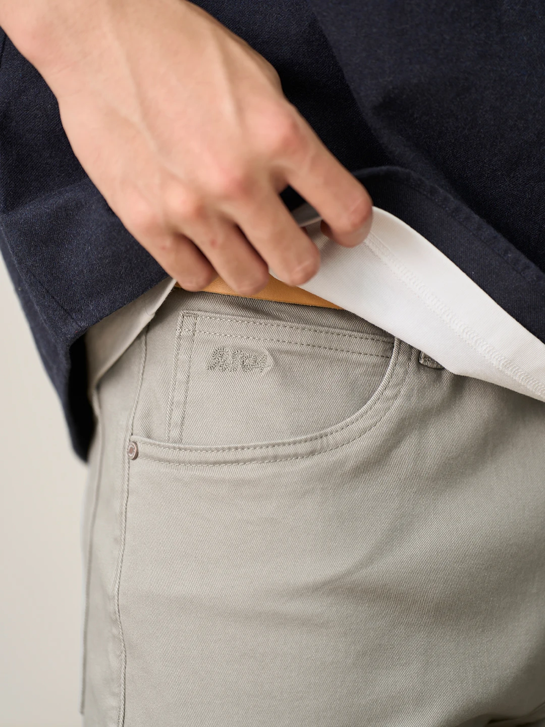 SIMWOOD 2025 Autumn Winter New Regular Straight Pants Men 320gsm Fabric Smart Casual Chinos Trousers - Image 3