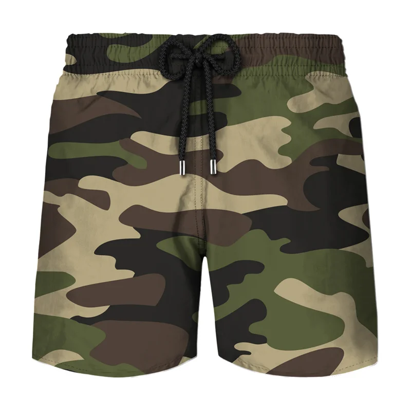 Classic Camouflage Board Shorts Men Fashion 3D Printed Camo Quick Dry Swimming Trunks Cool Ice Shorts Kids Summer Short Pants - Image 3