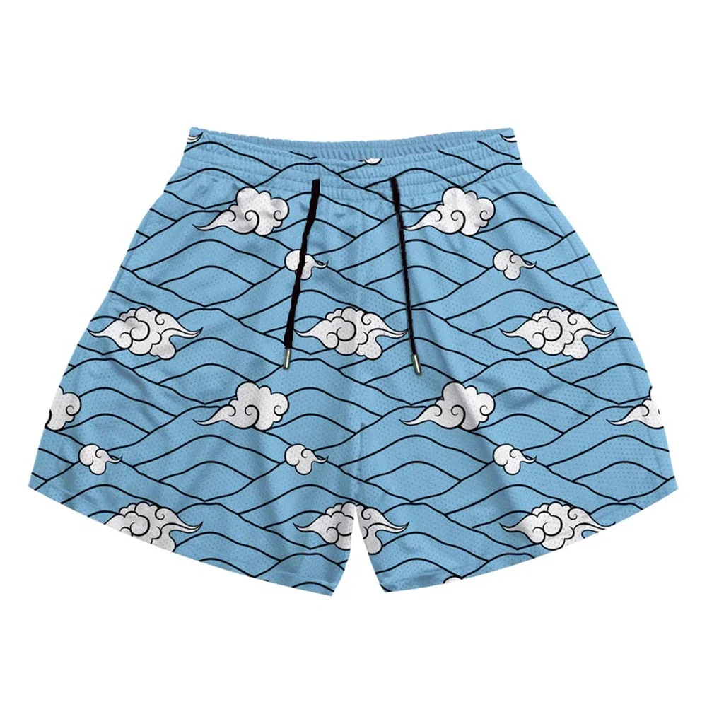 Anime Casual Shorts Men Women Manga Cartoon Sports Gym Shorts Fitness 3D Print Quick Dry Mesh Board Shorts Summer Male - Image 5