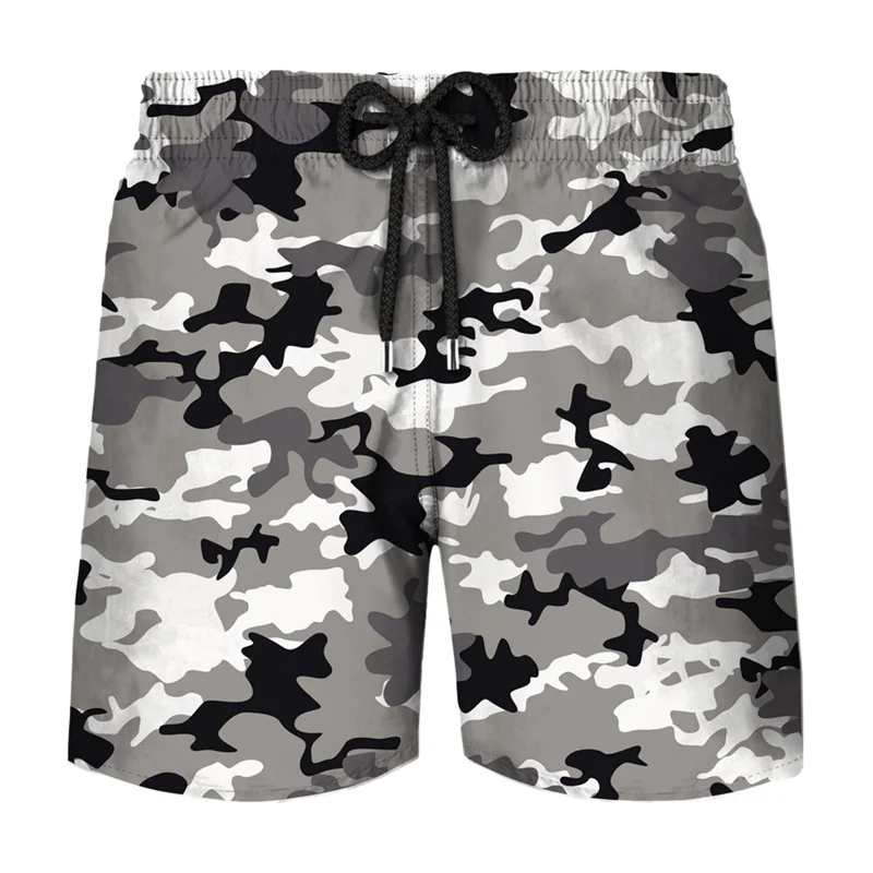 Classic Camouflage Board Shorts Men Fashion 3D Printed Camo Quick Dry Swimming Trunks Cool Ice Shorts Kids Summer Short Pants - Image 2