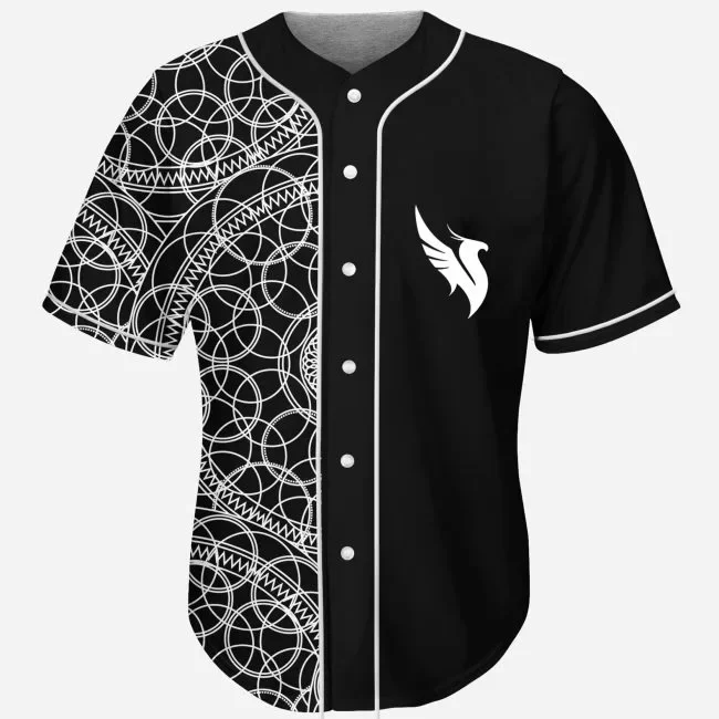 Illenium Jersey Illenium geometric split rave baseball jersey for EDM festivals rave baseball jersey button down shirt men/women