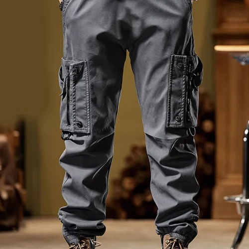 Mens Fashion Joggers Sports Pants Casual Cargo Pants Gym Casual Harem Pants Trousers Mens Long Pants Tactical Quick Dry Pants