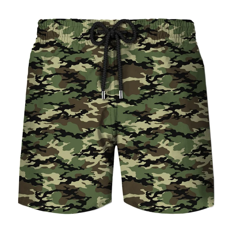 Classic Camouflage Board Shorts Men Fashion 3D Printed Camo Quick Dry Swimming Trunks Cool Ice Shorts Kids Summer Short Pants - Image 4